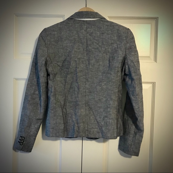 Linen Chambray Blazer - Picture 6 of 7